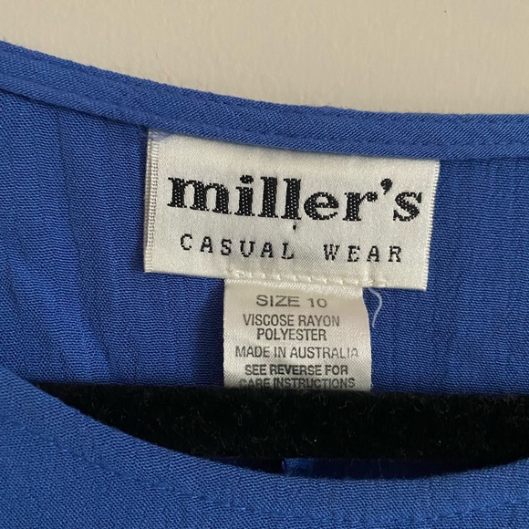 Vintage Cornflower Blue dress - Picture 4 of 7